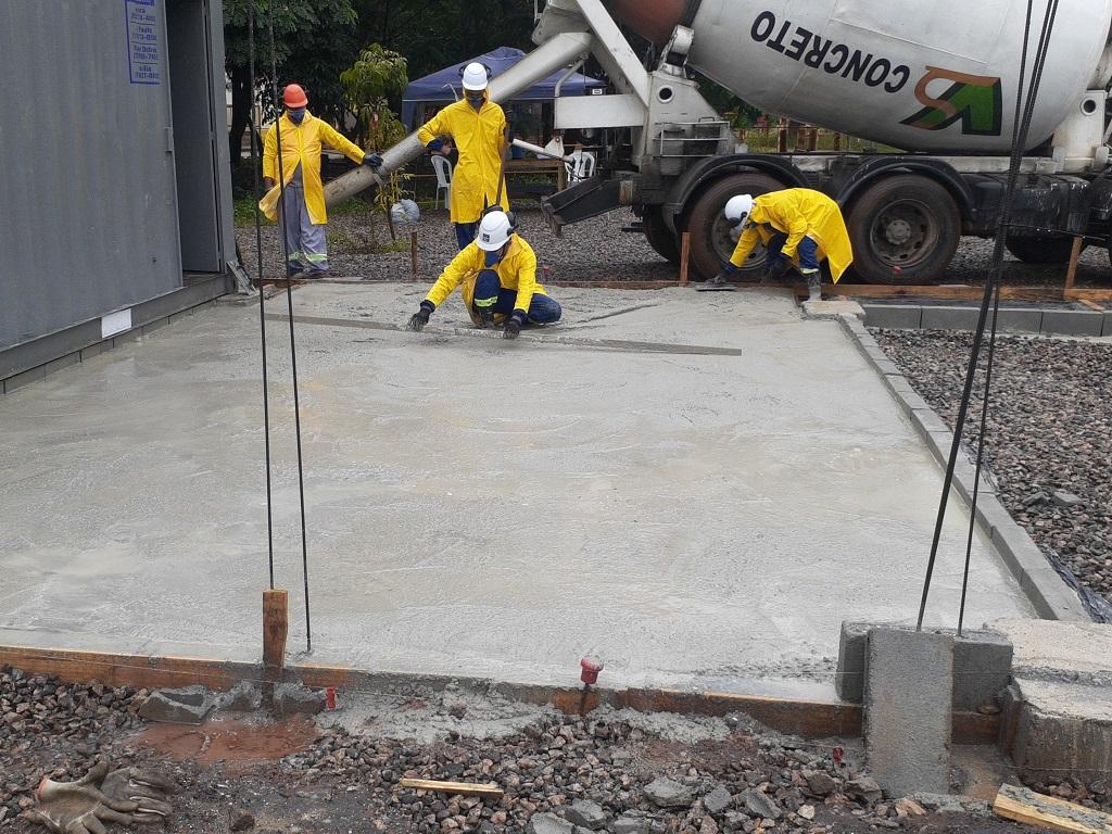 BASE DE CONCRETO ARMADO - PRAXI BRASIL